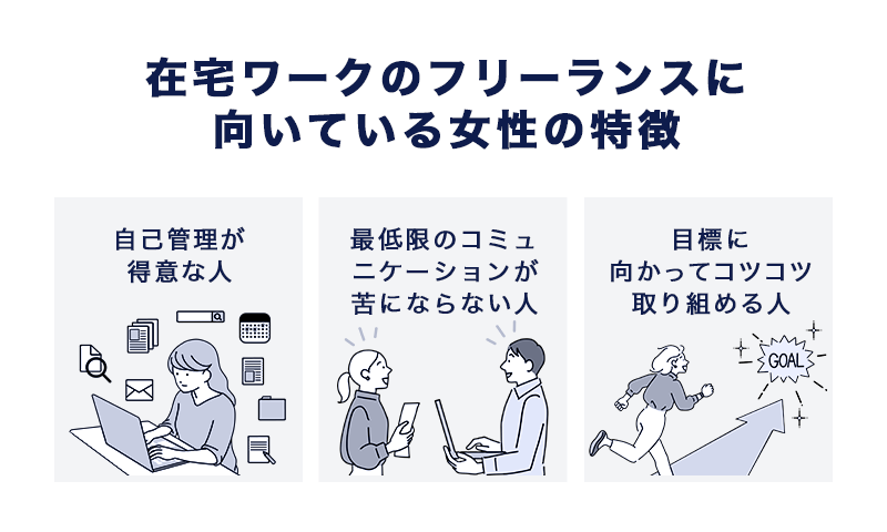 在宅ワークのフリーランスに向いている女性の特徴