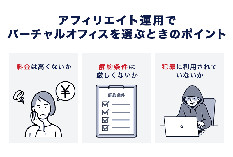 Webサイト運営者情報の住所にバーチャルオフィスがおすすめ