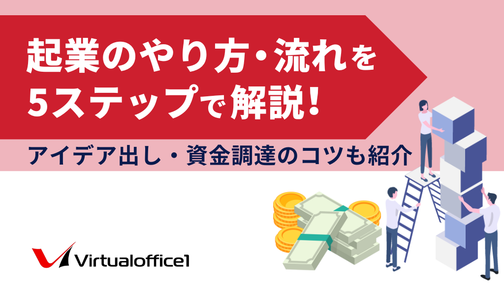 起業のやり方・流れを5ステップで解説!アイデア出し・資金調達のコツも紹介