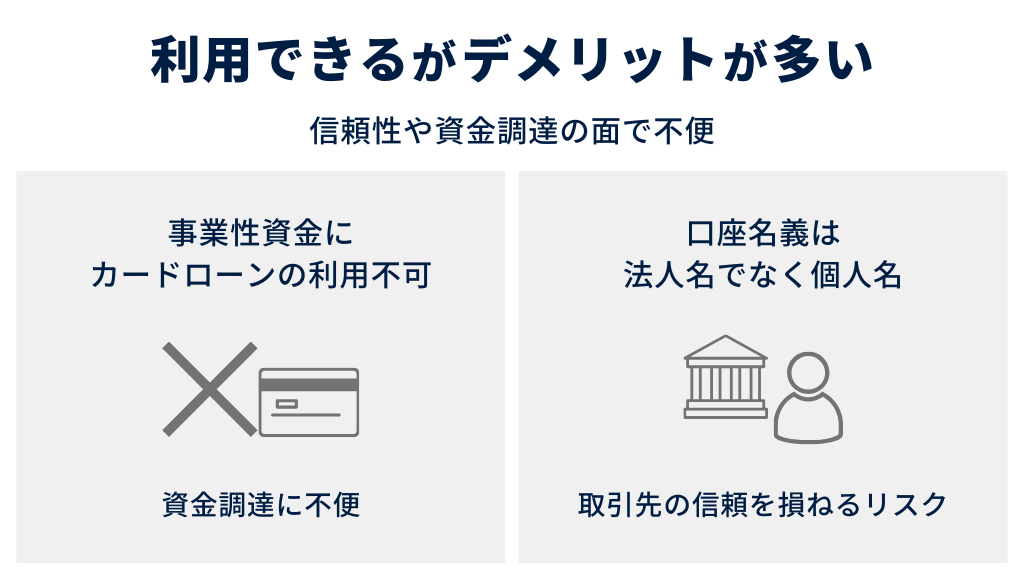 利用できるがデメリットが多い