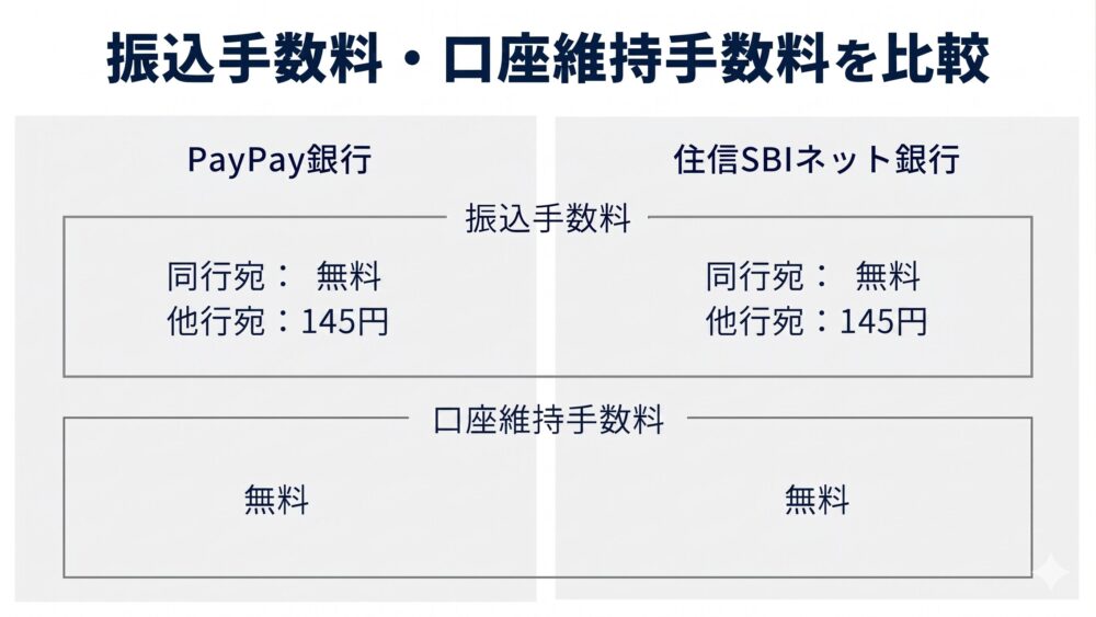 振込手数料・口座維持手数料