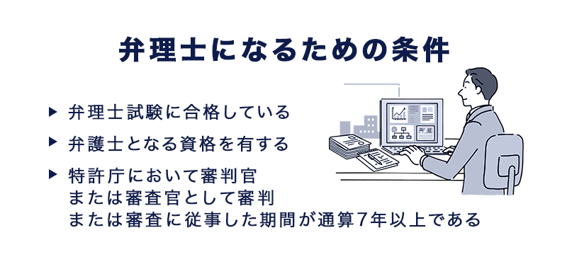 弁理士として登録する要件・手続き