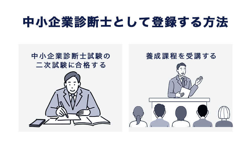中小企業診断士として登録する2つの方法