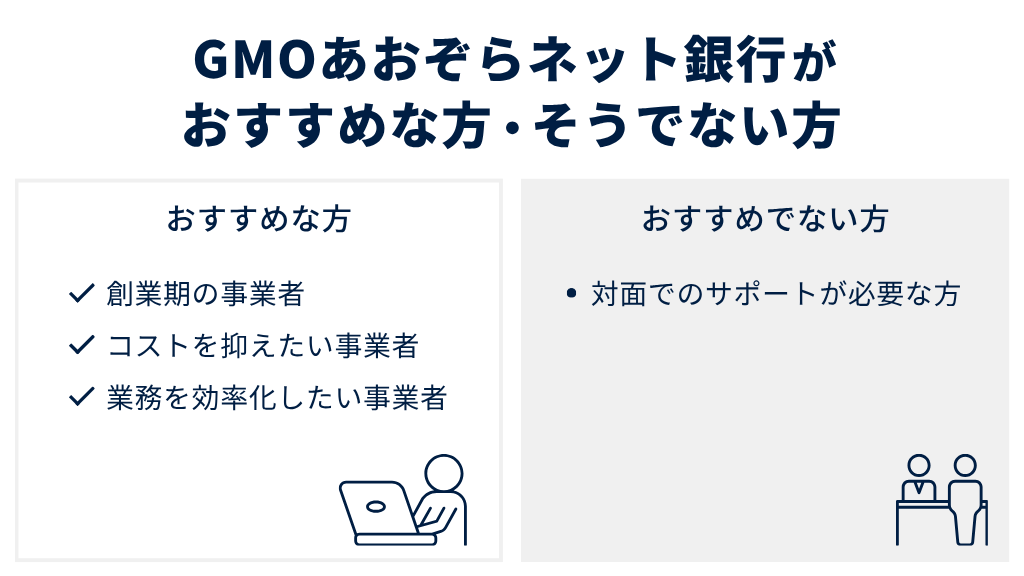 GMOあおぞらネット銀行がおすすめな方・そうでない方