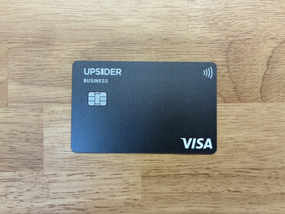 【体験談】ひとり社長（法人）でもUPSIDERカードを発行できました