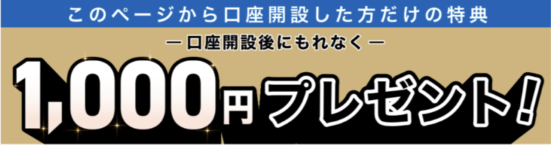 【本サイト限定】現金1,000円プレゼントキャンペーンの利用