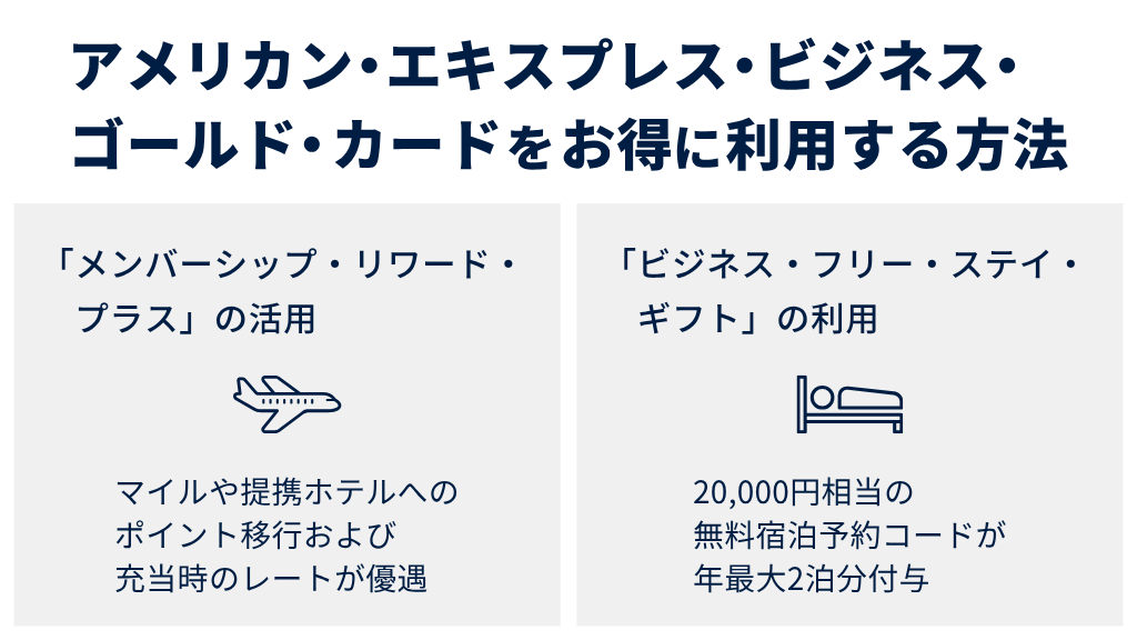 アメリカン・エキスプレス・ビジネス・ゴールド・カードをお得に利用する方法